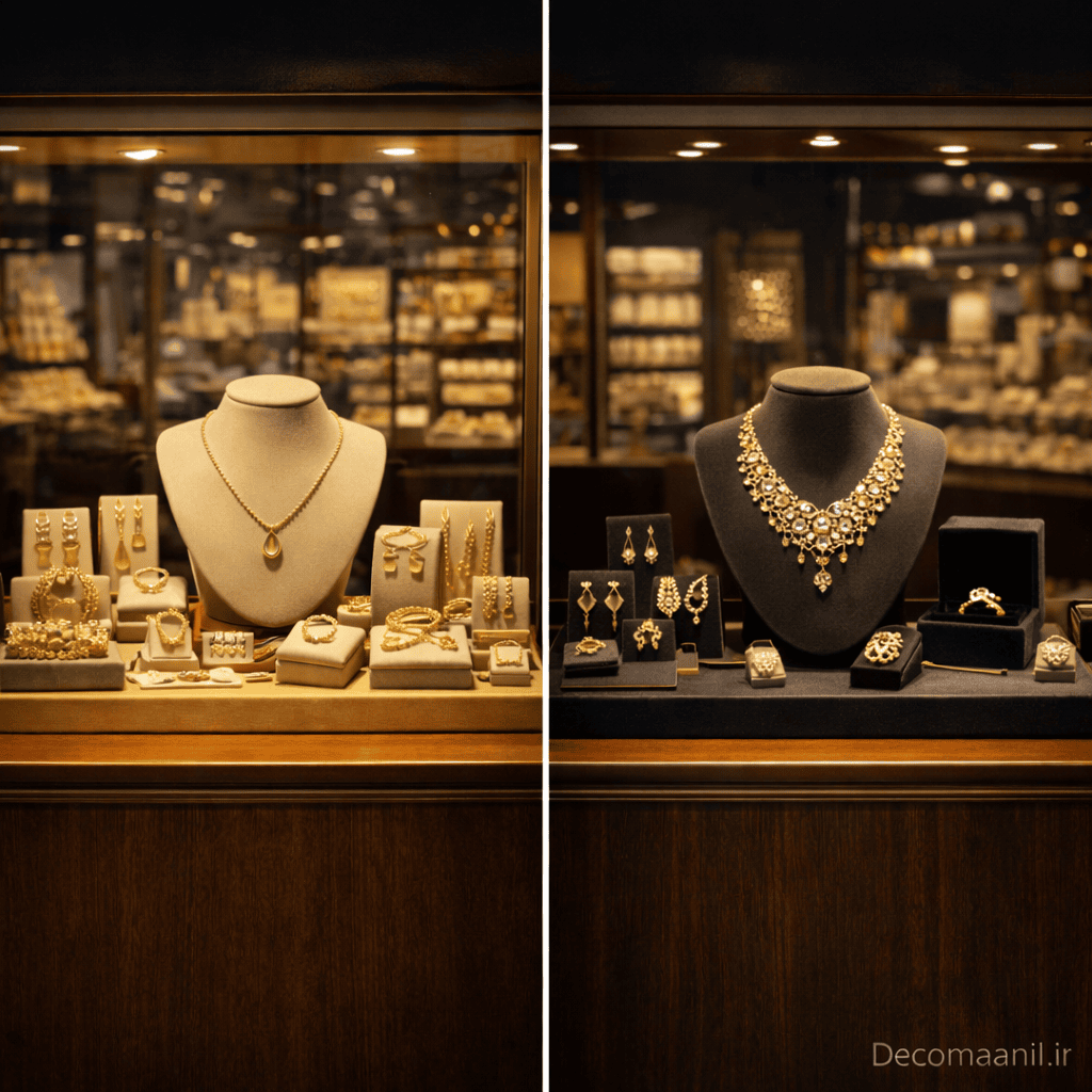 تفاوت ویترین اقتصادی و لوکس