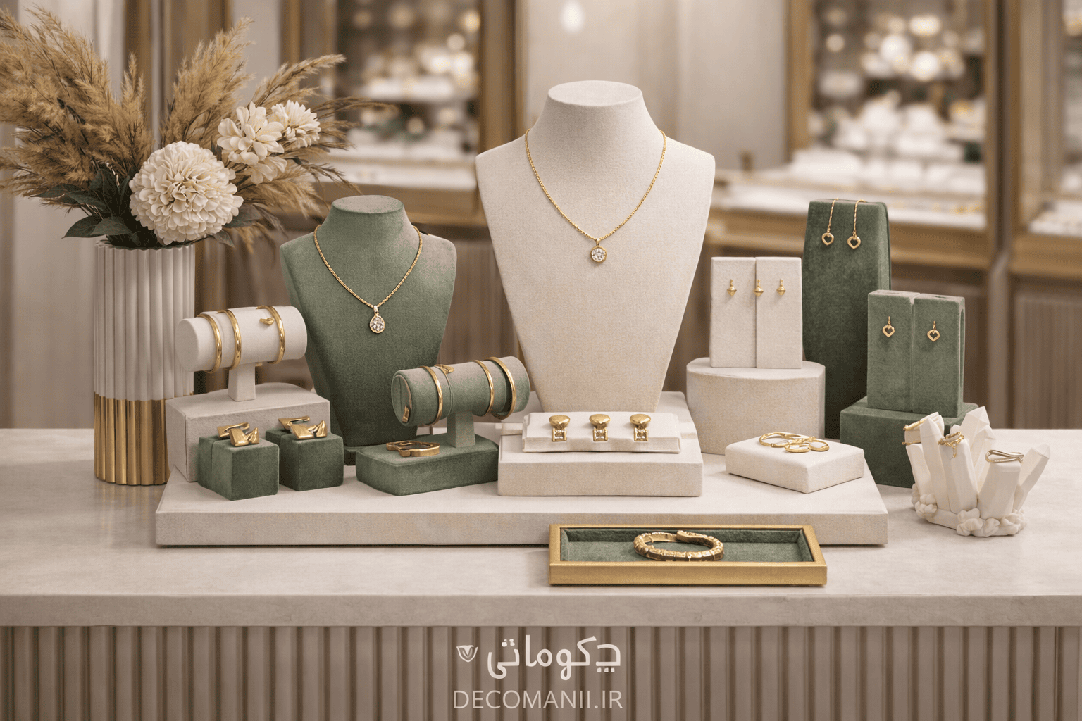 رنگ مناسب استند طلافروشی